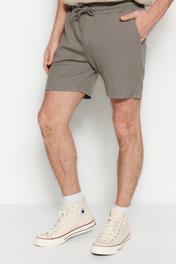 Trendyol Trendyol Shorts - Khaki - Normal Waist