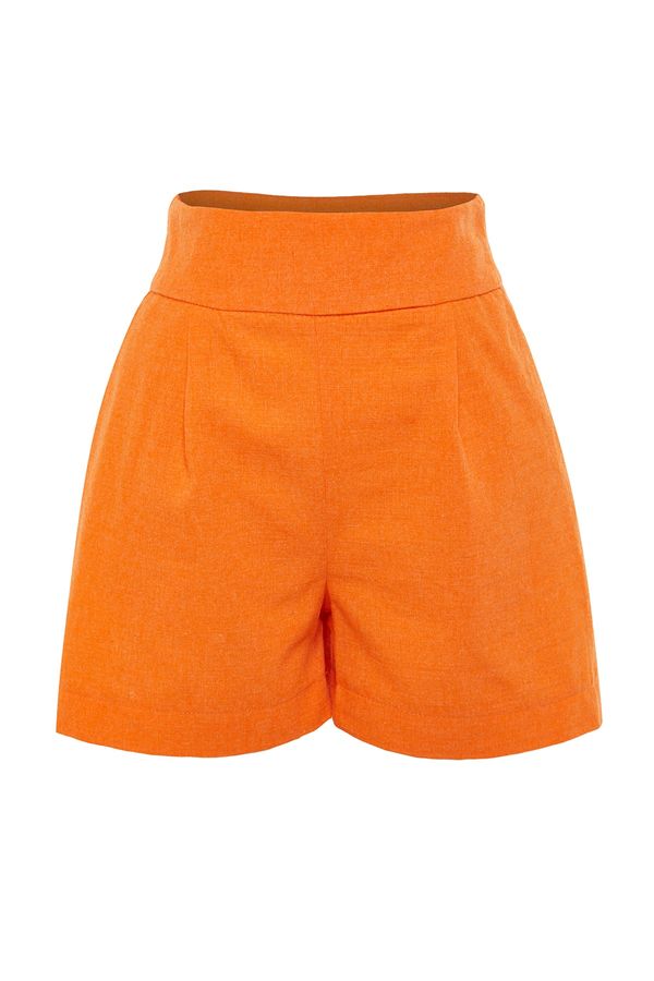 Trendyol Trendyol Shorts - Orange - High Waist