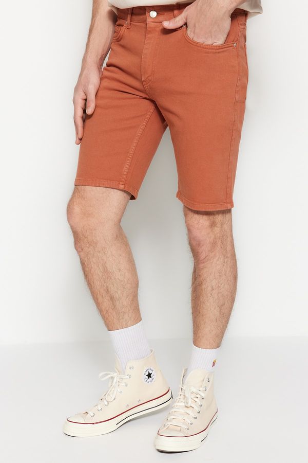 Trendyol Trendyol Shorts - Orange - Normal Waist