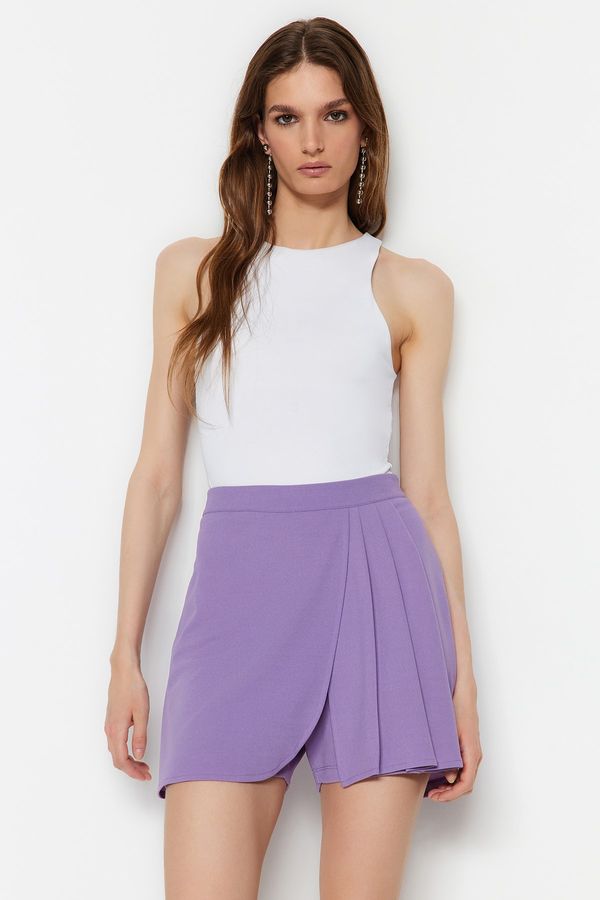 Trendyol Trendyol Shorts - Purple - Normal Waist