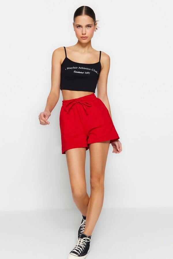 Trendyol Trendyol Shorts - Red - High Waist