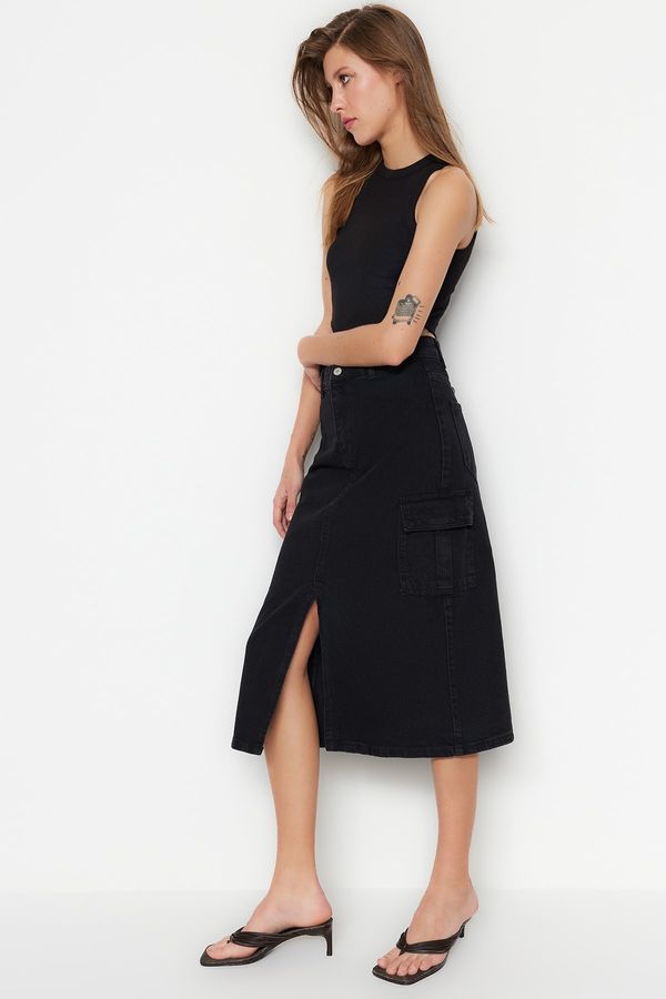 Trendyol Trendyol Skirt - Black - Maxi