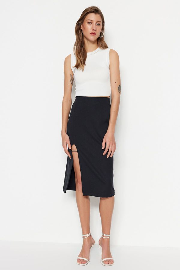 Trendyol Trendyol Skirt - Black - Midi