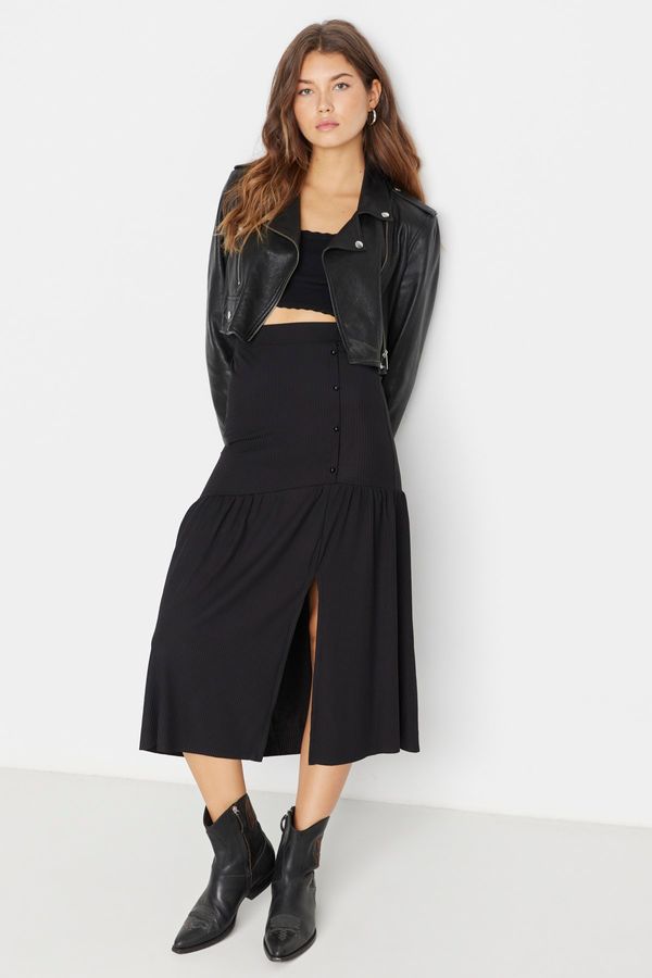 Trendyol Trendyol Skirt - Black - Midi