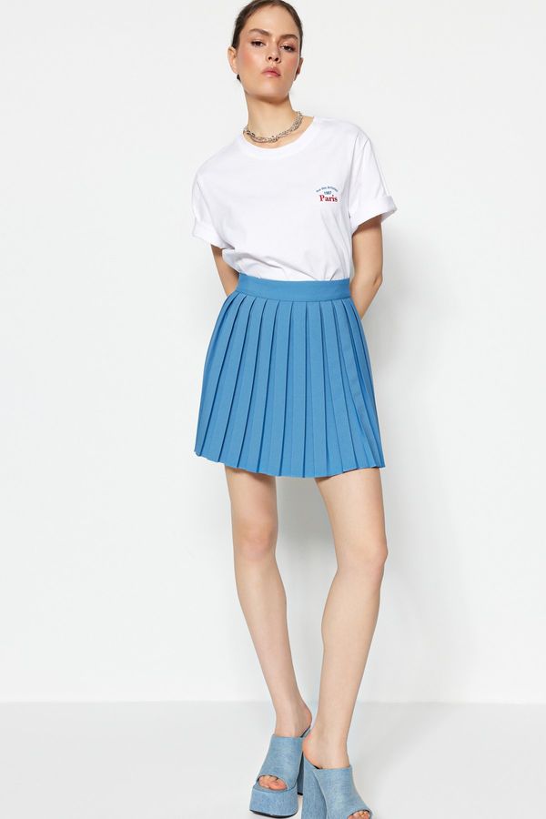 Trendyol Trendyol Skirt - Blue - Mini