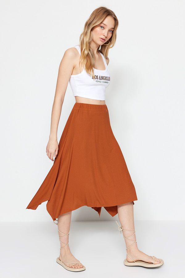 Trendyol Trendyol Skirt - Brown - Midi