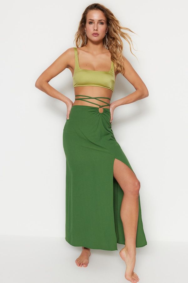 Trendyol Trendyol Skirt - Green - Midi