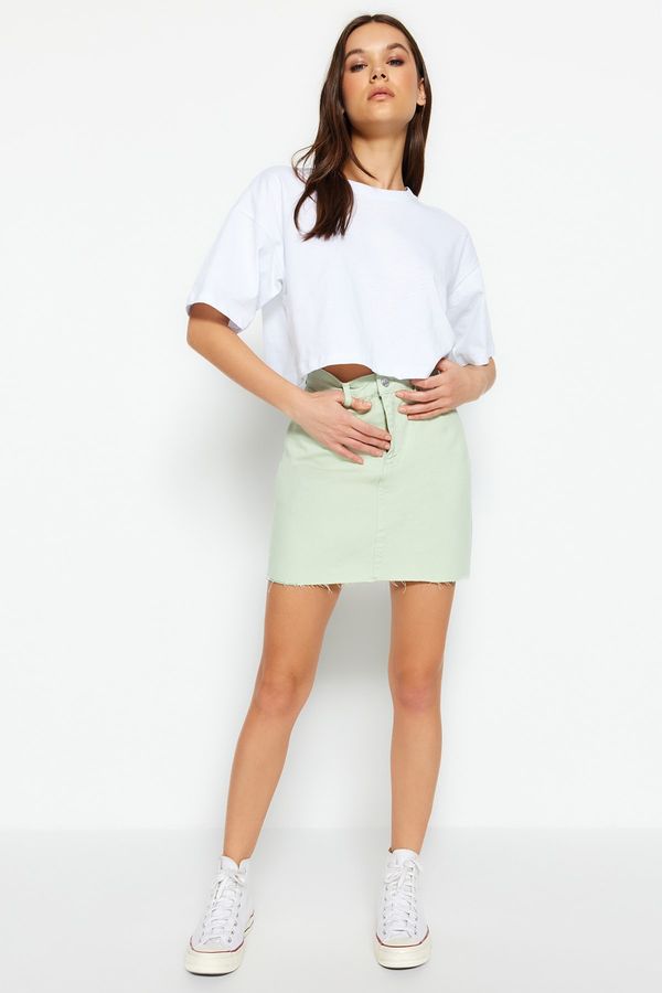 Trendyol Trendyol Skirt - Green - Mini