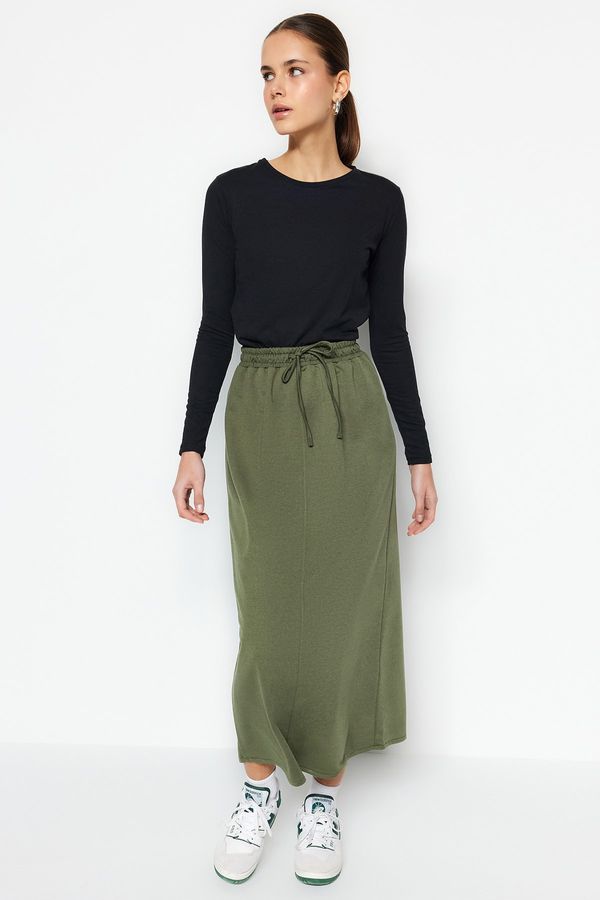 Trendyol Trendyol Skirt - Khaki - Maxi