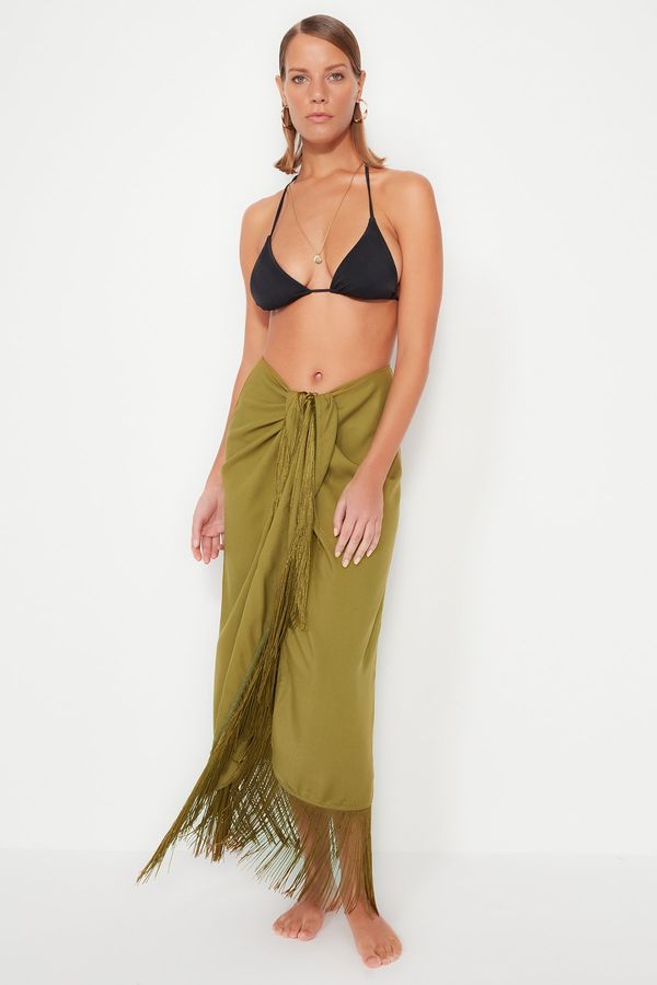 Trendyol Trendyol Skirt - Khaki - Maxi