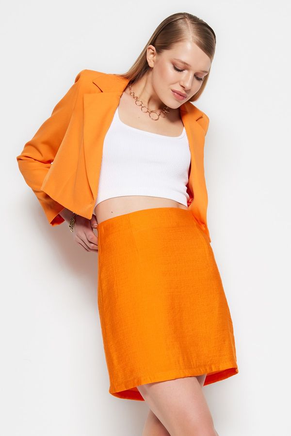 Trendyol Trendyol Skirt - Orange - Mini