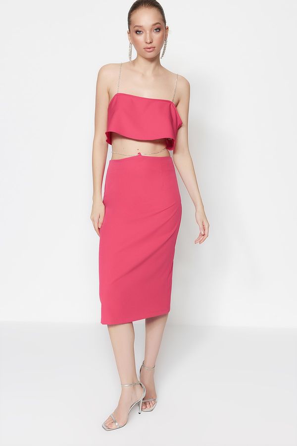 Trendyol Trendyol Skirt - Pink - Midi