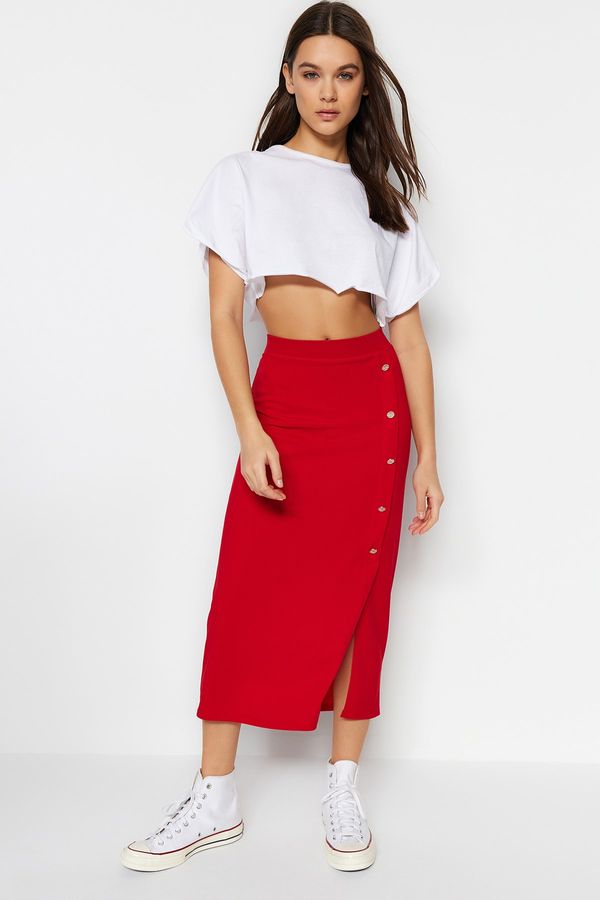 Trendyol Trendyol Skirt - Red - Midi