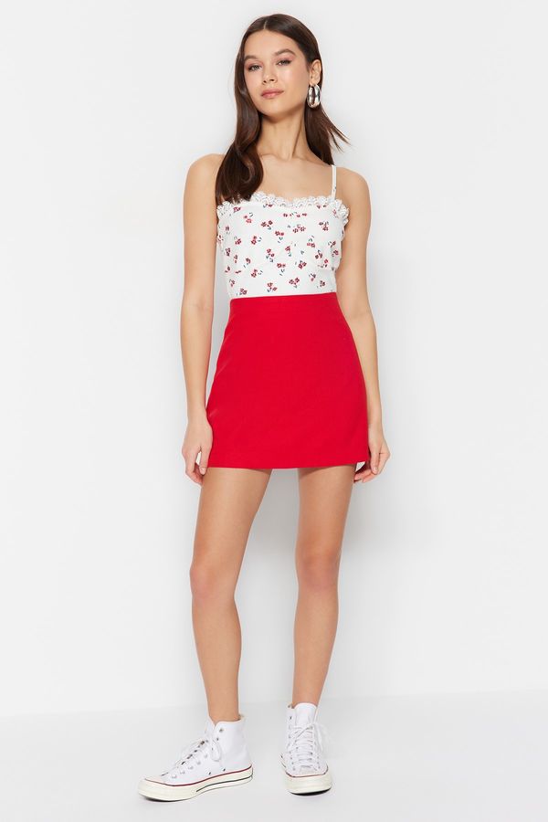 Trendyol Trendyol Skirt - Red - Mini