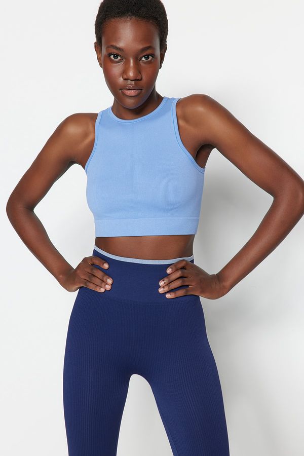 Trendyol Trendyol Sports Bra - Blue - Plain