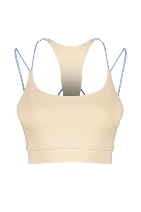 Trendyol Trendyol Sports Bra - Ecru - Plain