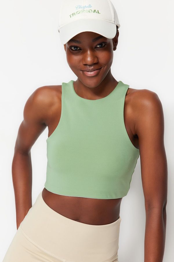 Trendyol Trendyol Sports Bra - Green - Plain