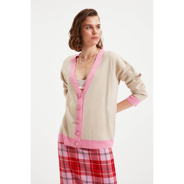 Trendyol Trendyol Stone Button Dzianina Cardigan