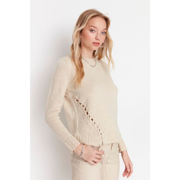 Trendyol Trendyol Stone Lace Detailed Knitwear Sweater