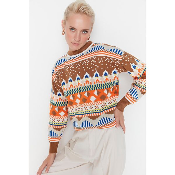 Trendyol Trendyol Stone Patterned Knitwear Sweater