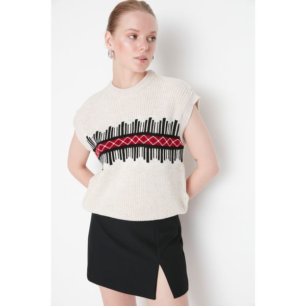 Trendyol Trendyol Stone Patterned Knitwear Sweater