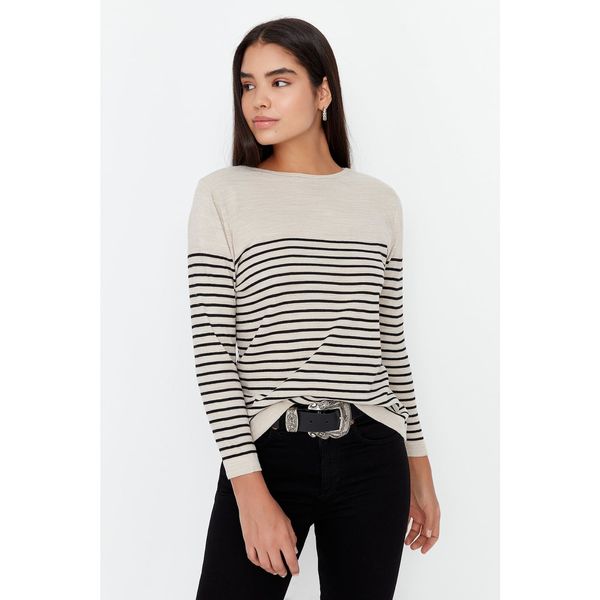 Trendyol Trendyol Stone Striped Knitwear Sweater