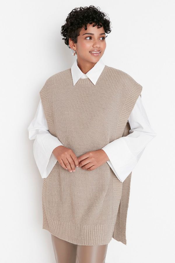 Trendyol Trendyol Sweater - Beige - Relaxed fit