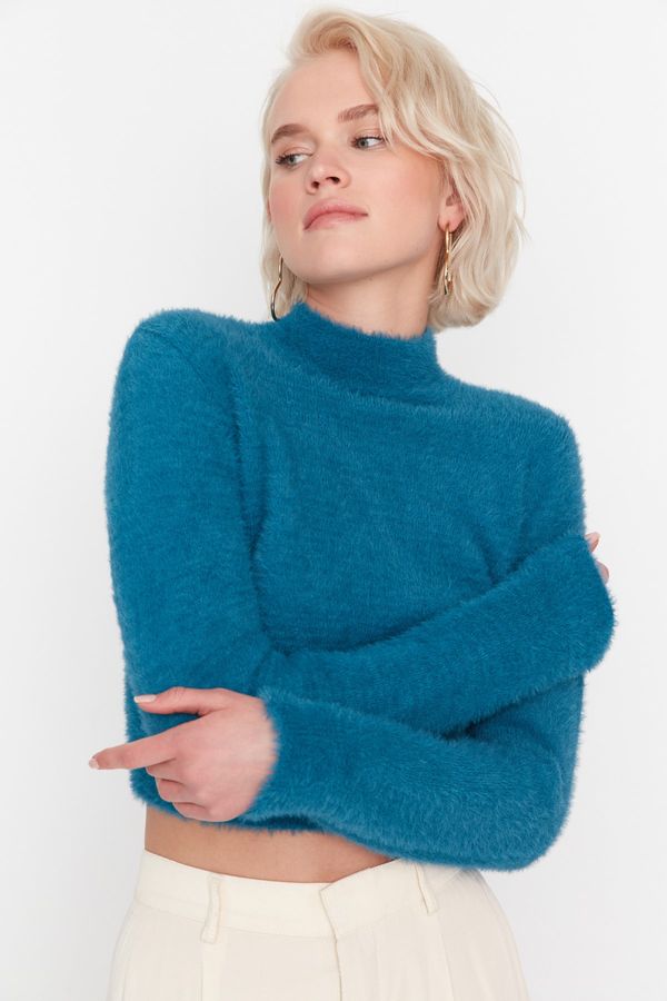 Trendyol Trendyol Sweater - Blue - Slim fit