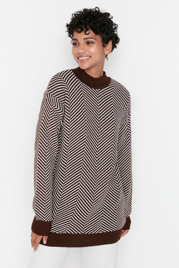 Trendyol Trendyol Sweater - Brown - Regular fit