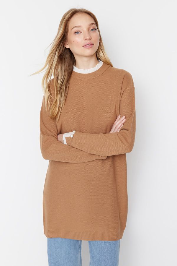 Trendyol Trendyol Sweater - Brown - Regular fit