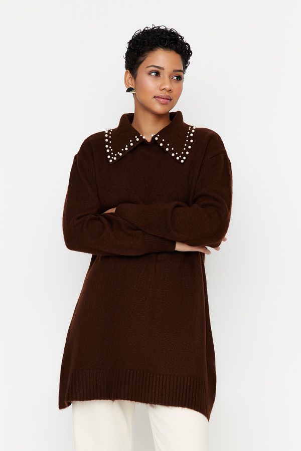 Trendyol Trendyol Sweater - Brown - Relaxed