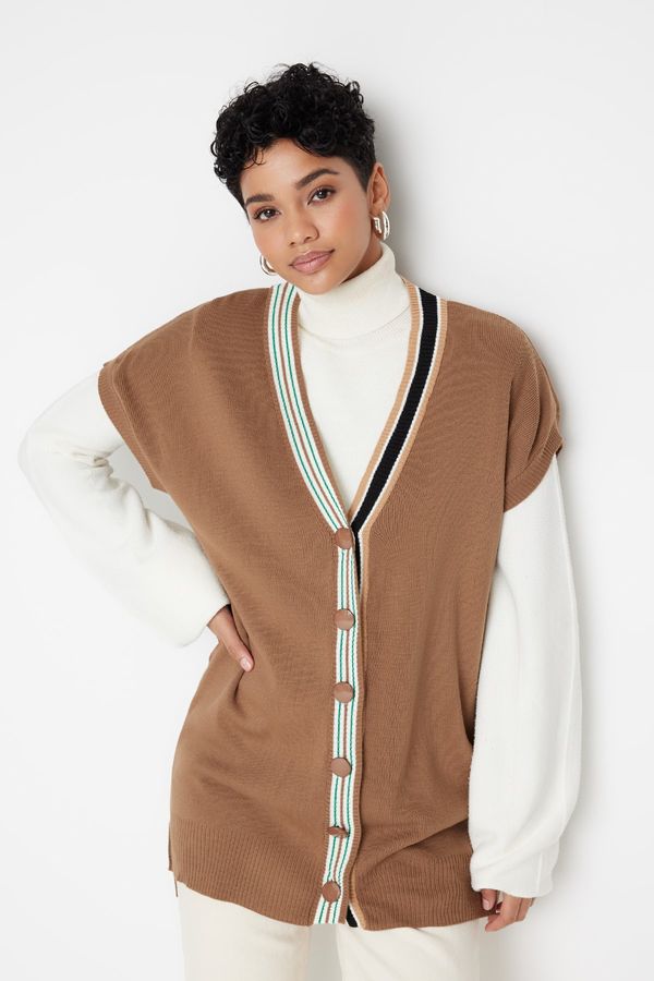 Trendyol Trendyol Sweater - Brown - Relaxed fit
