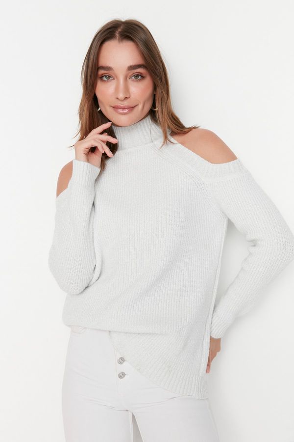 Trendyol Trendyol Sweater - Ecru - Regular fit