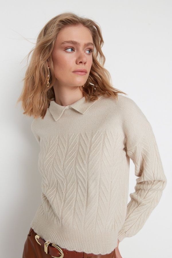 Trendyol Trendyol Sweater - Gray - Oversize