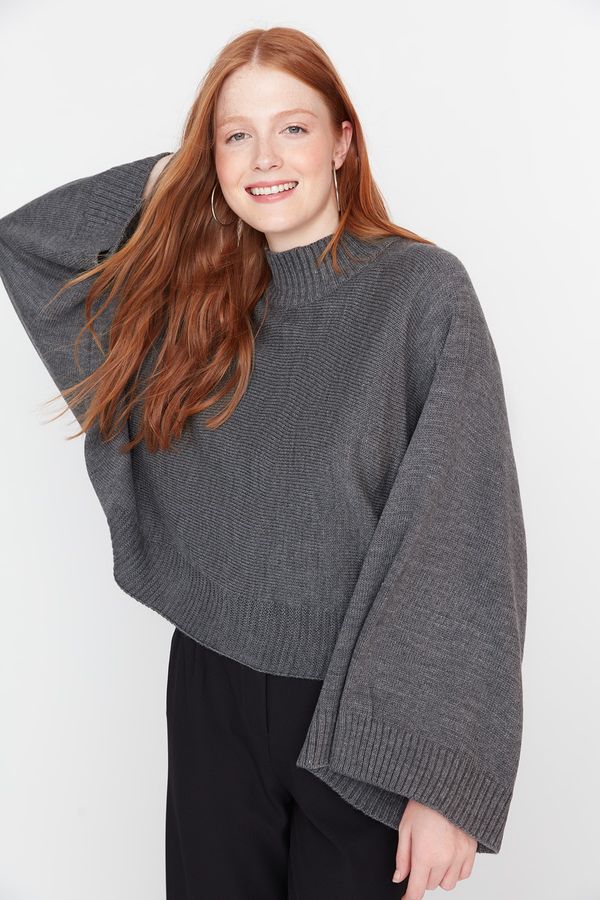 Trendyol Trendyol Sweater - Gray - Regular fit