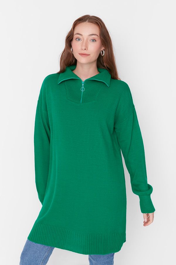 Trendyol Trendyol Sweater - Green - Oversize