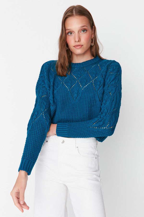 Trendyol Trendyol Sweater - Navy blue - Regular fit