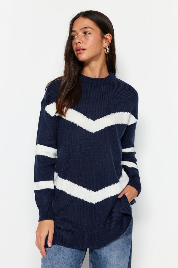 Trendyol Trendyol Sweater - Navy blue - Relaxed fit