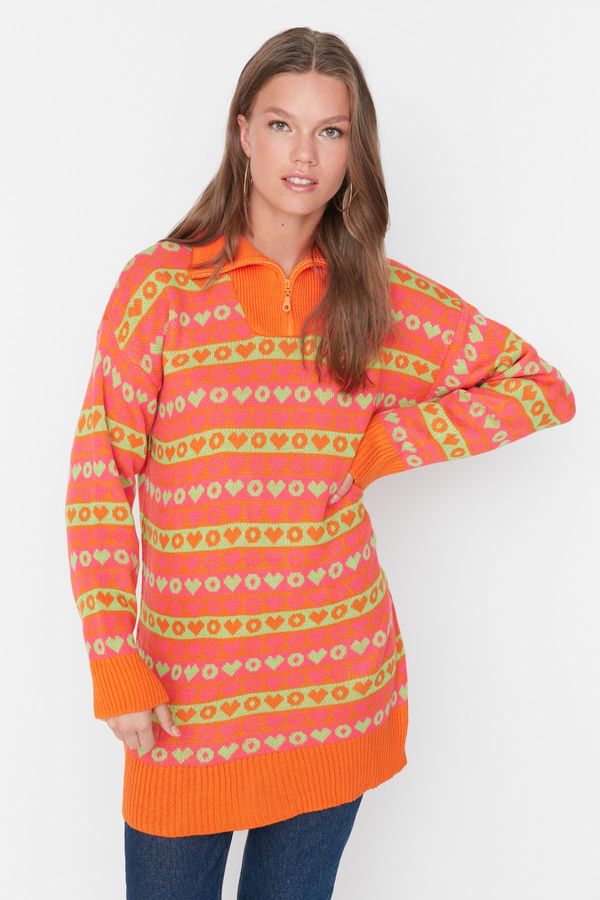 Trendyol Trendyol Sweater - Orange - Relaxed fit