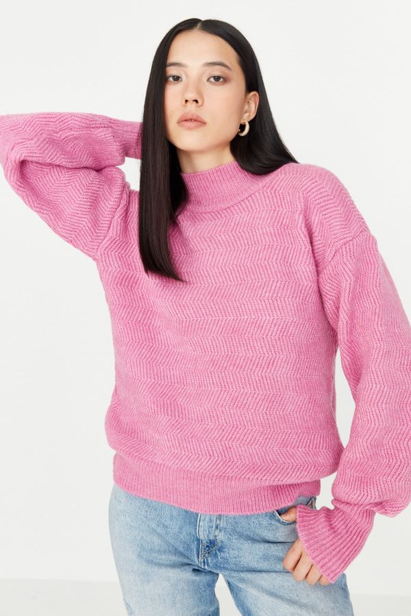 Trendyol Trendyol Sweater - Pink - Regular fit