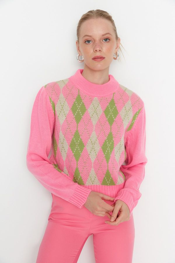 Trendyol Trendyol Sweater - Pink - Regular fit