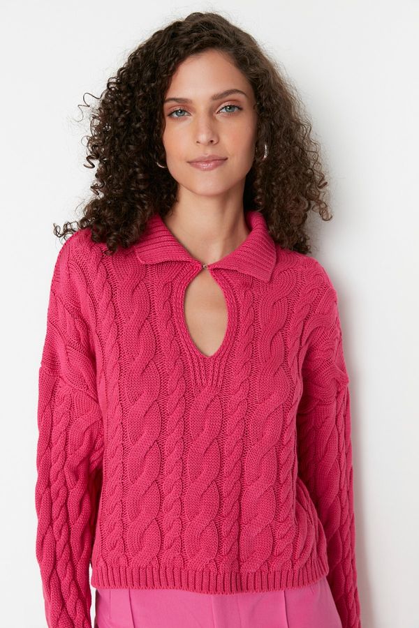 Trendyol Trendyol Sweater - Pink - Regular fit