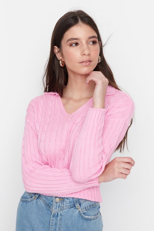 Trendyol Trendyol Sweater - Pink - Relaxed fit