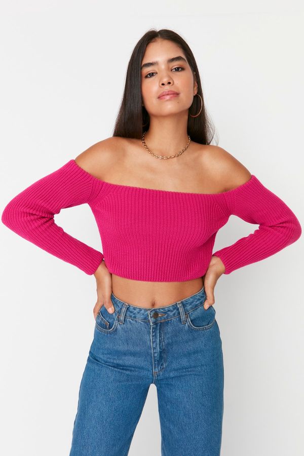 Trendyol Trendyol Sweater - Pink - Slim fit