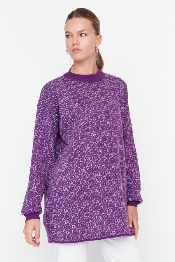 Trendyol Trendyol Sweater - Purple - Regular fit