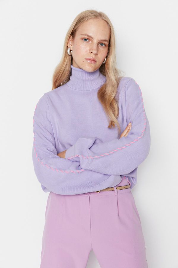 Trendyol Trendyol Sweater - Purple - Regular fit