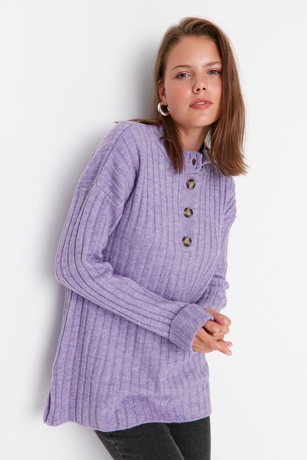 Trendyol Trendyol Sweater - Purple - Relaxed fit