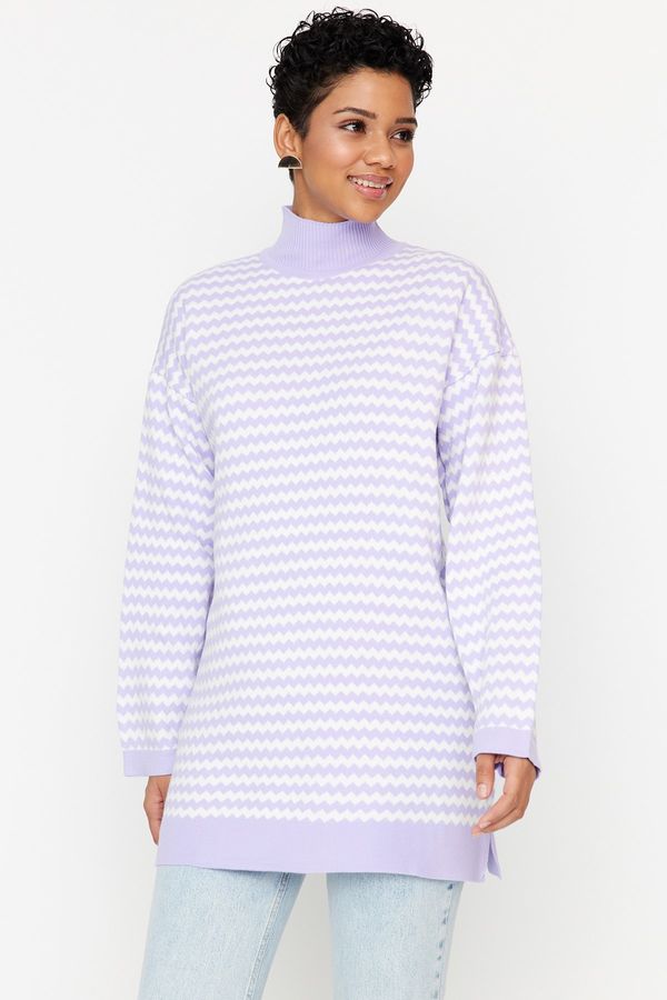Trendyol Trendyol Sweater - Purple - Relaxed fit