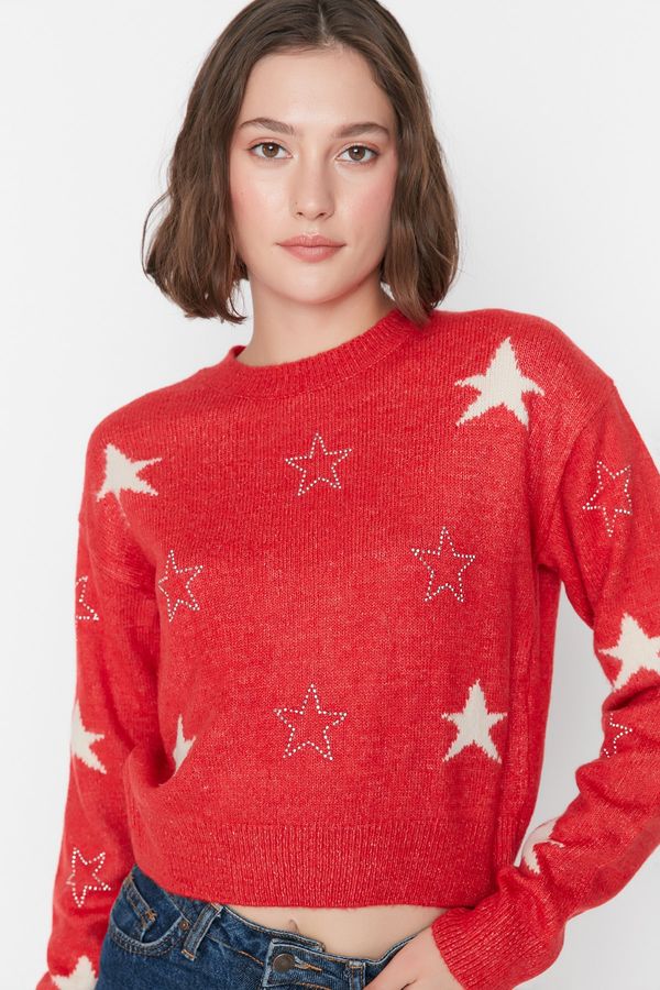 Trendyol Trendyol Sweater - Red - Regular fit