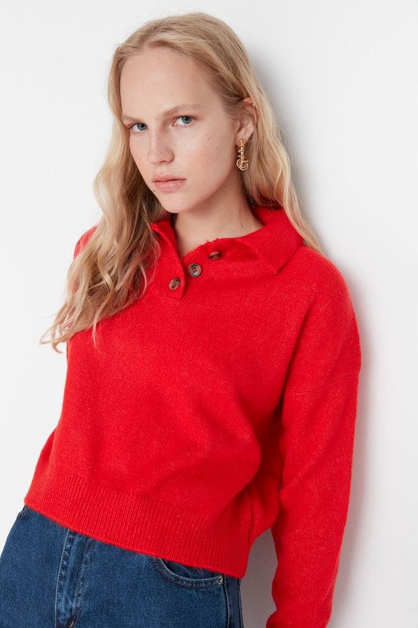 Trendyol Trendyol Sweater - Red - Regular fit